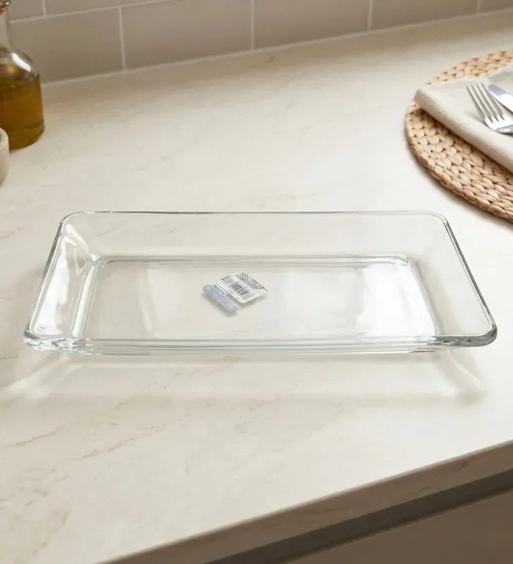 Plato Rectangular Libbey Tempo 0769 – Vidrio Transparente