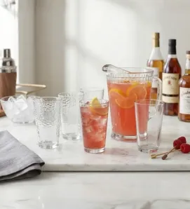 Juego de Agua Libbey Muralla E184 – 5 Piezas de Vidrio