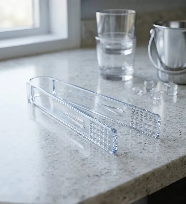 Pinza para Hielo Plastiapan FIE010 – Plástico Transparente Cristal