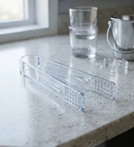 Pinza para Hielo Plastiapan FIE010 – Plástico Transparente Cristal