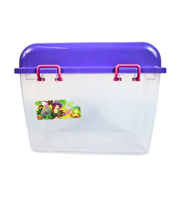 Lonchera Pequeña Plastiapan PIC010 – Cuerpo Translúcido con Tapas de Color