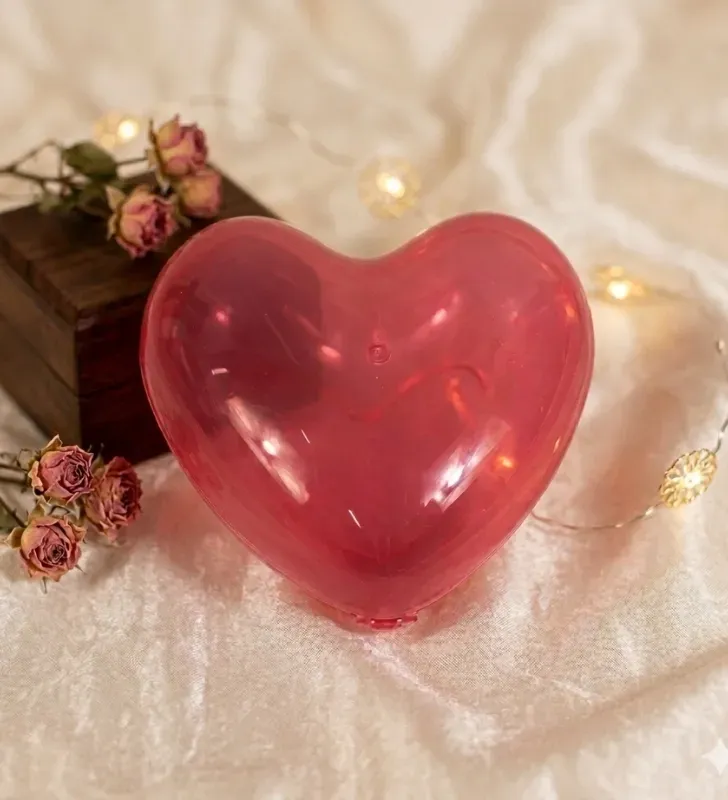 Contenedor Corazón Valentino No. 2 Plastiapan – 220 ml – Rojo