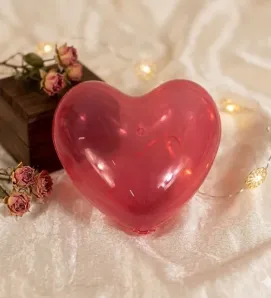 Contenedor Corazón Valentino No. 2 Plastiapan – 220 ml – Rojo