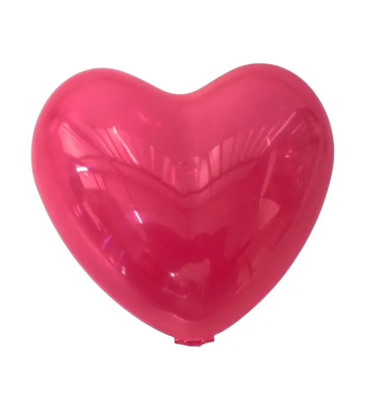 Contenedor Corazón Valentino No. 2 Plastiapan – 220 ml – Rojo