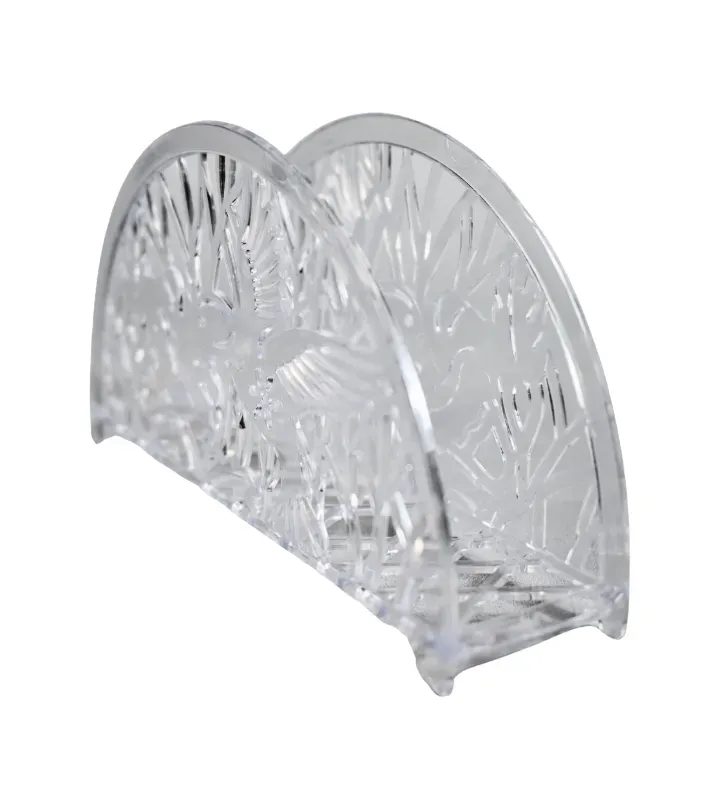 Servilletero Colibrí Plastiapan – Diseño Calado Color Cristal