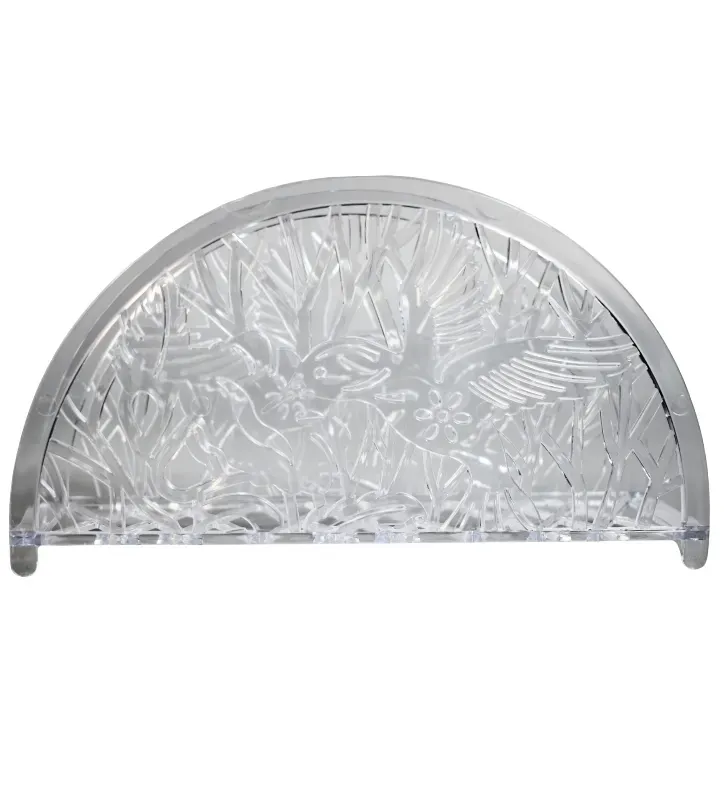 Servilletero Colibrí Plastiapan – Diseño Calado Color Cristal
