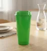 Vaso Fuji Plastiapan 22 oz – Con Tapa – Rosa y Verde