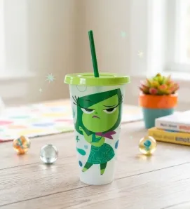 Vaso Termocromático Desagrado Intensamente – Andromeda 97195 con Popote