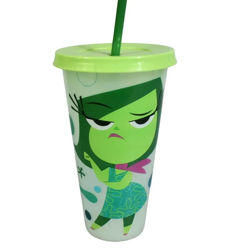 Vaso Termocromático Desagrado Intensamente – Andromeda 97195 con Popote