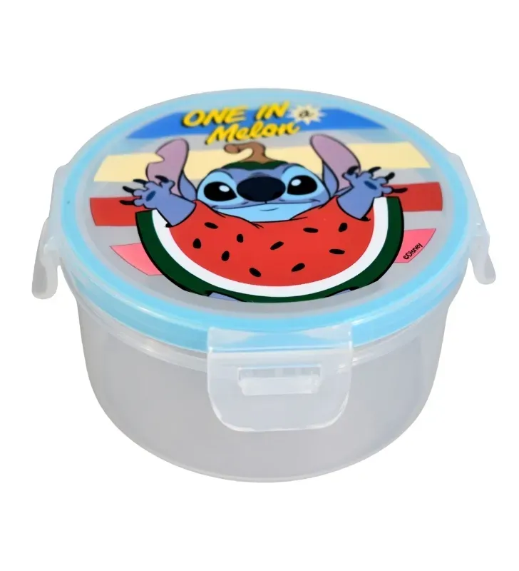 Contenedor Redondo Stitch Disney – Andromeda 97041 – 4 Broches