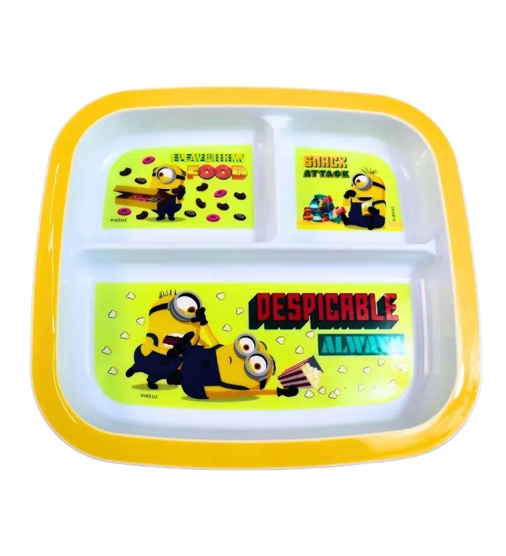 Plato con Divisiones Minions – Andromeda 98819 – 3 Compartimentos