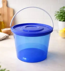 Bote Lechero Bongo Cubasa 5L – Azul Transparente – Resistente