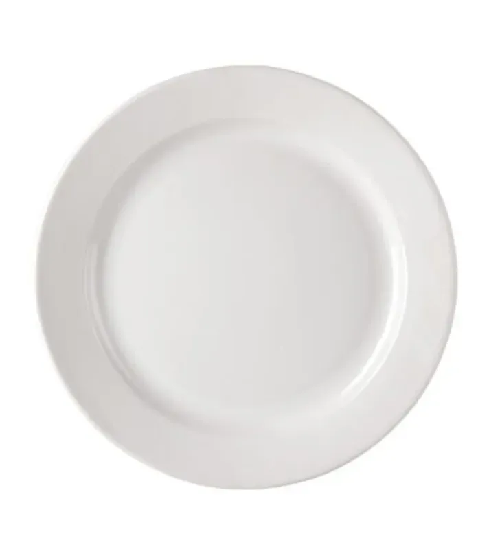 Plato Trinche Santa Anita Barcelona 27 cm – Cerámica Blanca