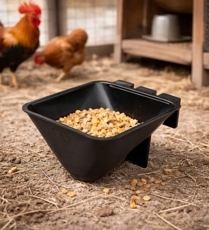 Comedero para Gallos Rectangular Alica A067 – Plástico Resistente