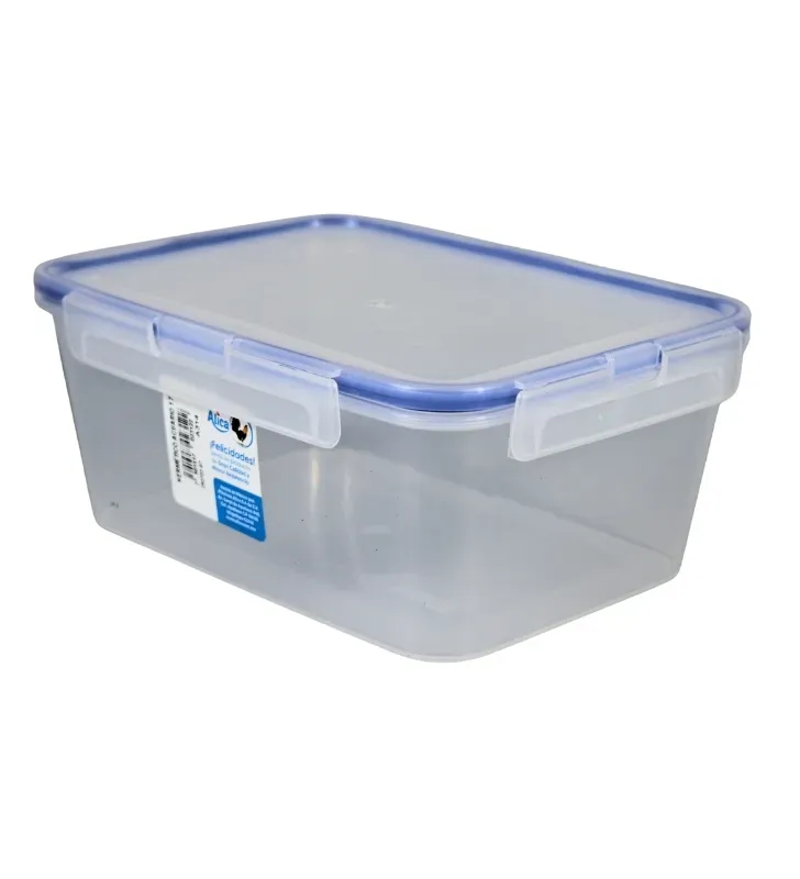 Hermético Acuario Alica 1.7 L – Rectangular Clarificado – Hermético