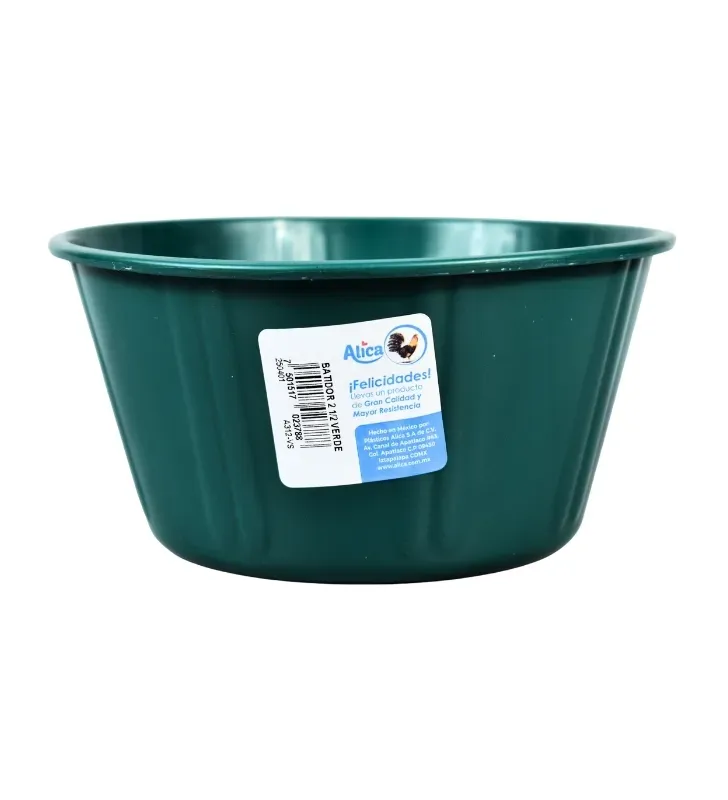 Batidor de Plástico Alica A312 – 1.5 Litros – Colores Surtidos