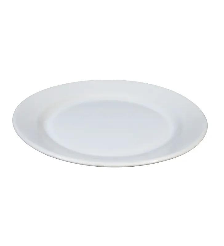 Plato Trinche Santa Anita Barcelona 27 cm – Cerámica Blanca