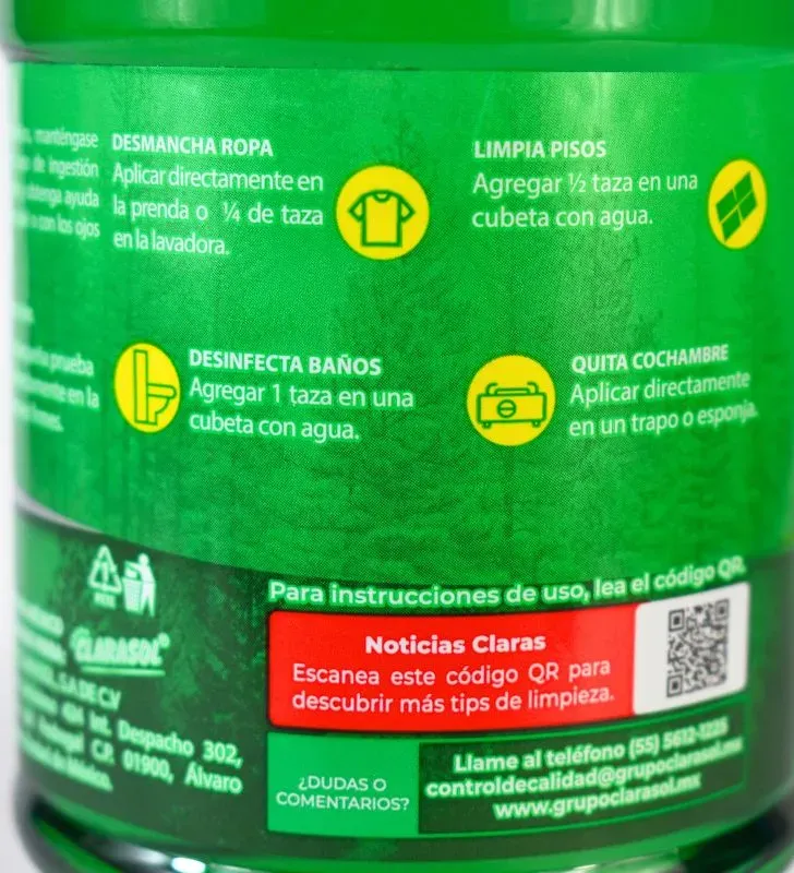 Pinomax 980 ml – Limpiador líquido con aroma a pino