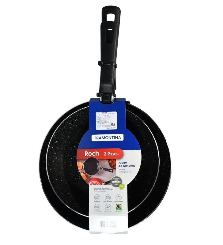 Juego de Sartenes Tramontina 2 Pzs – Starflon Max – Aluminio
