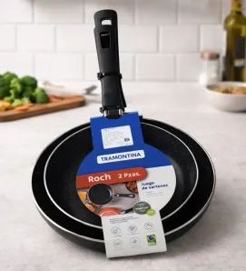 Juego de Sartenes Tramontina 2 Pzs – Starflon Max – Aluminio