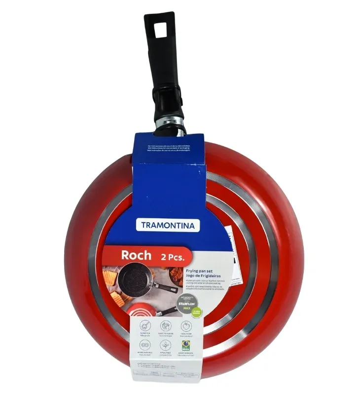 Juego de Sartenes Tramontina 2 Pzs – Starflon Max – Aluminio
