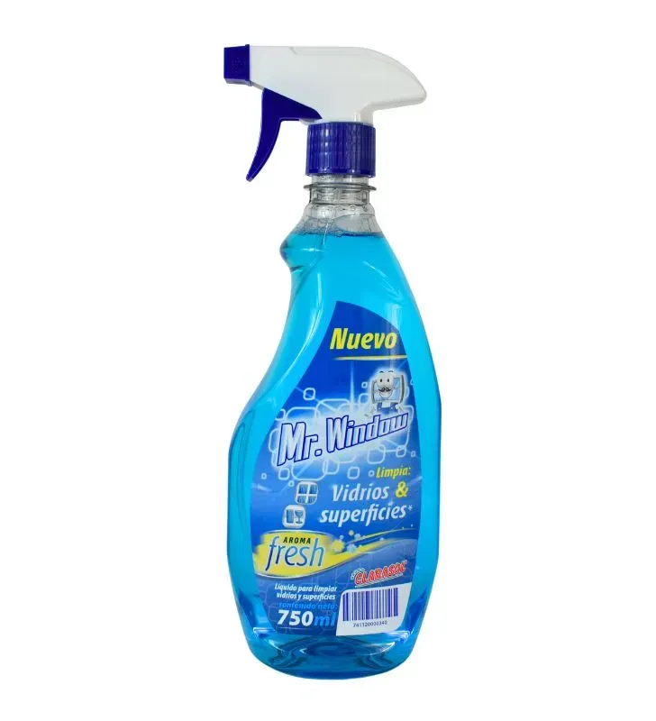 Mr. Window 750 ml – Limpiador de vidrios y superficies con aroma Fresh