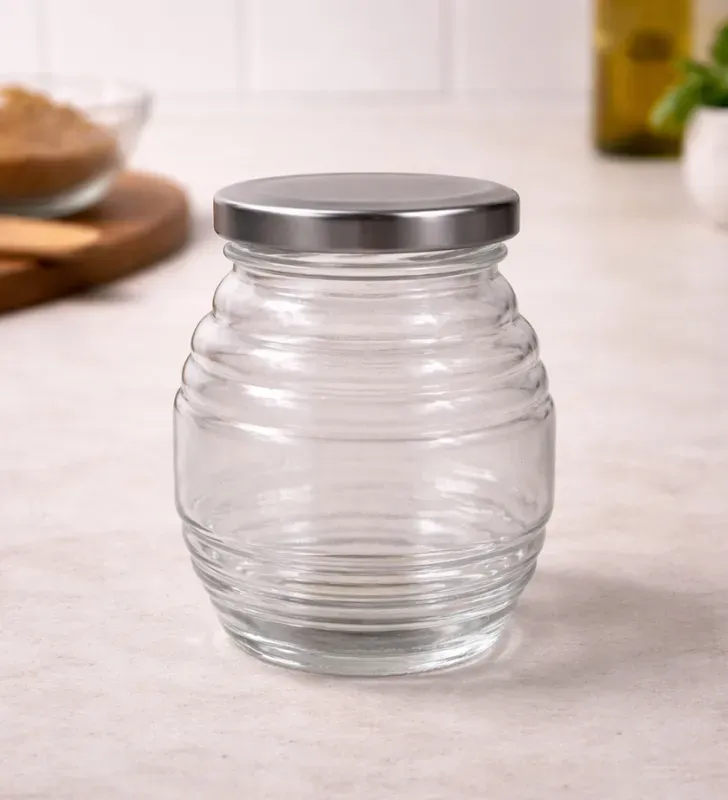 Frasco Tarrito de Vidrio Vittori 350 ml – Tapa Metálica