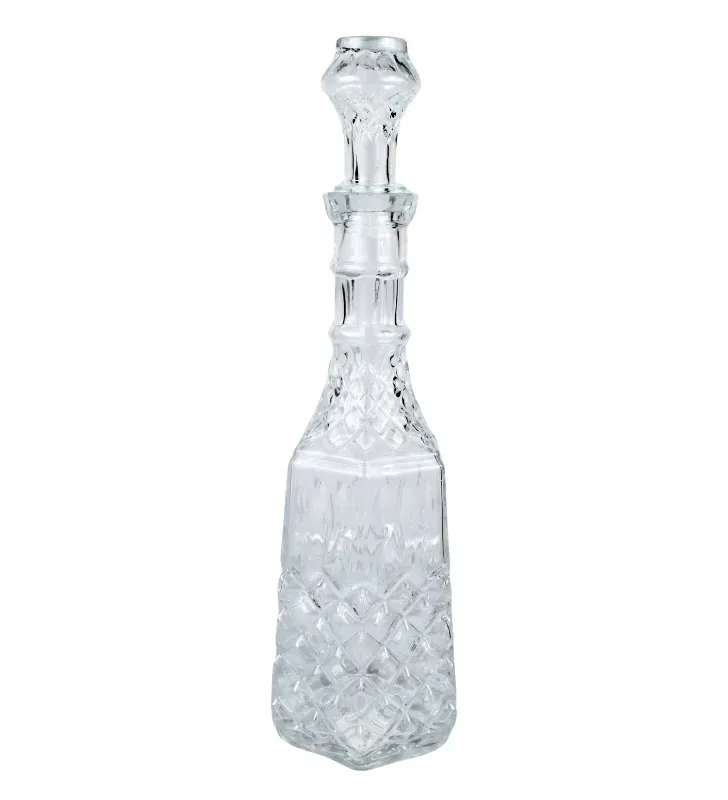 Licorera Corinto Vittori 1 Litro – Vidrio con Tapón Hermético