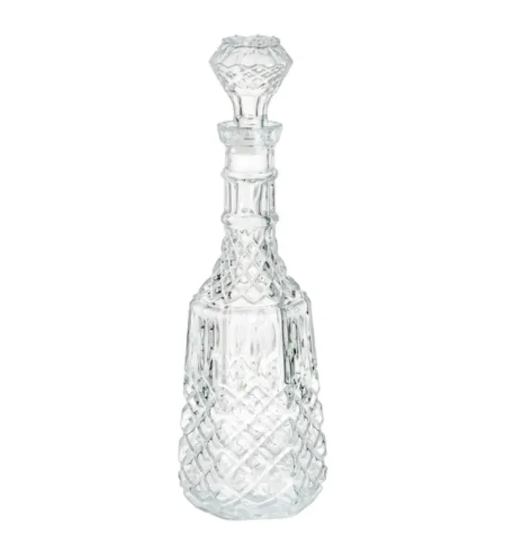 Licorera Corinto Vittori 1 Litro – Vidrio con Tapón Hermético