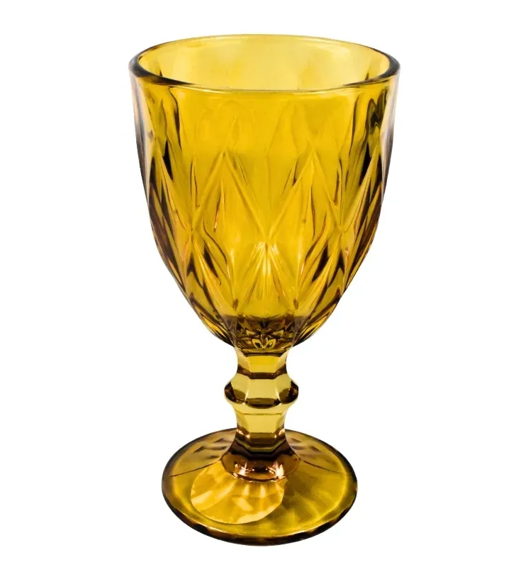 Copa de Agua Libia Vittori 340 ml – Color Ámbar