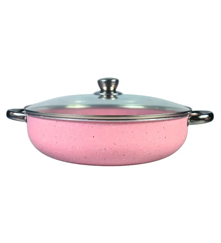 Set de Arroceras Cuisine Spot 6 Pzas – Rosa – 26/28/30 cm