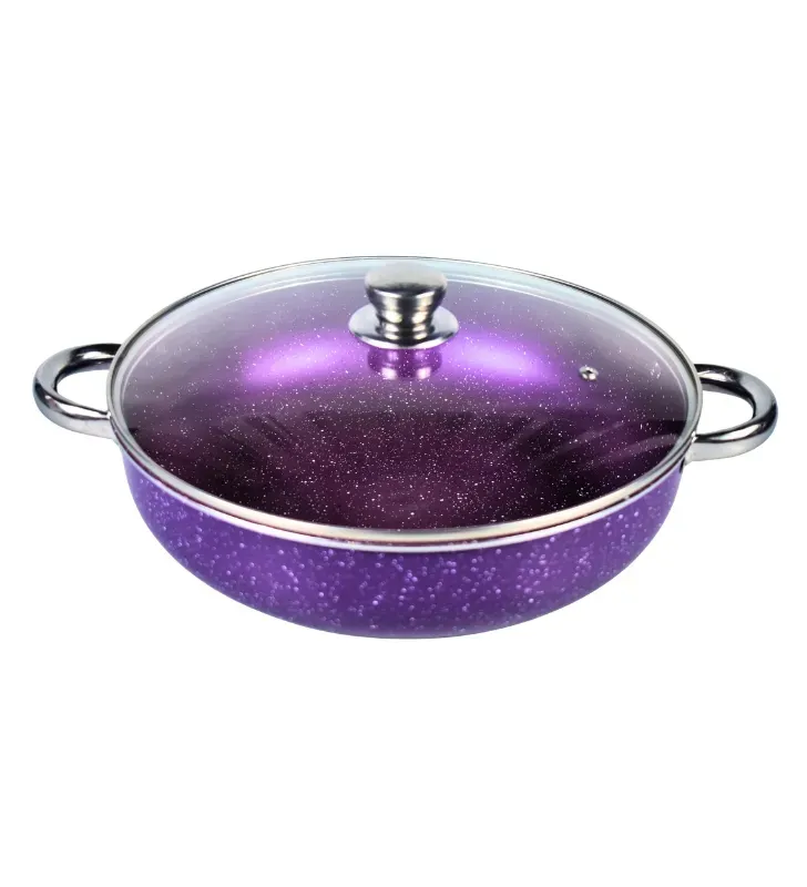 Set de Arroceras Cuisine Spot 6 Pzas – Púrpura – 2.5 mm Aluminio