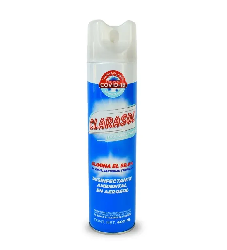 Clarasol Desinfectante Aerosol 400 ml – Elimina bacterias y virus