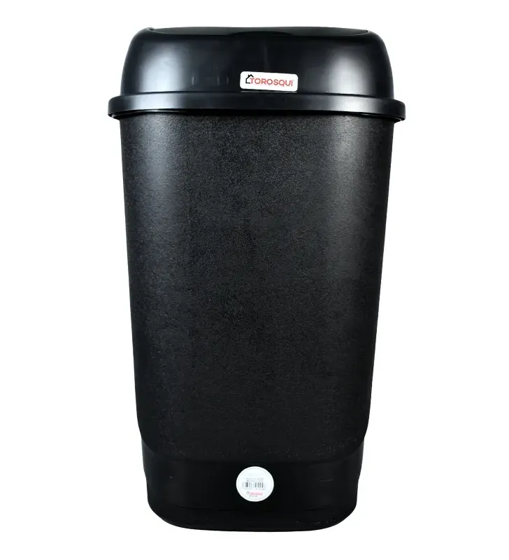 Bote de Basura Balancín Torosqui Mediano – Negro – Resistente