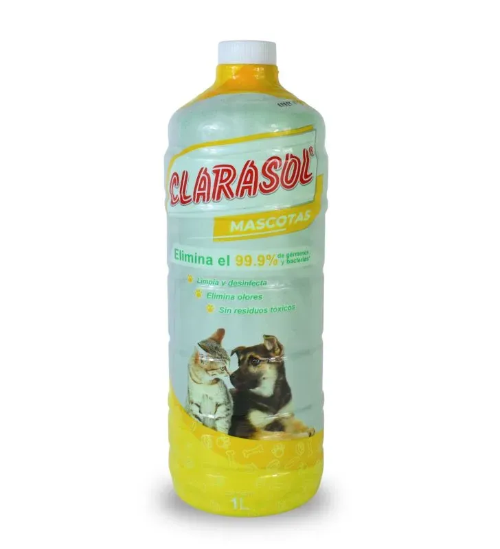 Clarasol Mascotas 1 L – Limpiador desinfectante seguro para mascotas