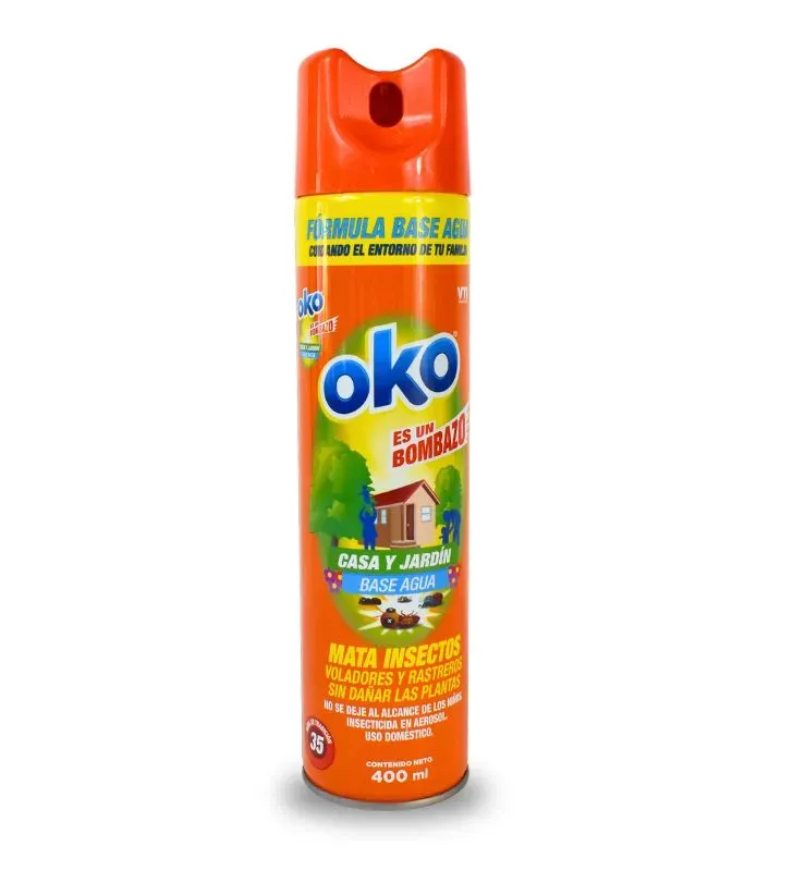 OKO Casa y Jardín 400 ml – Insecticida en aerosol para interior y exterior
