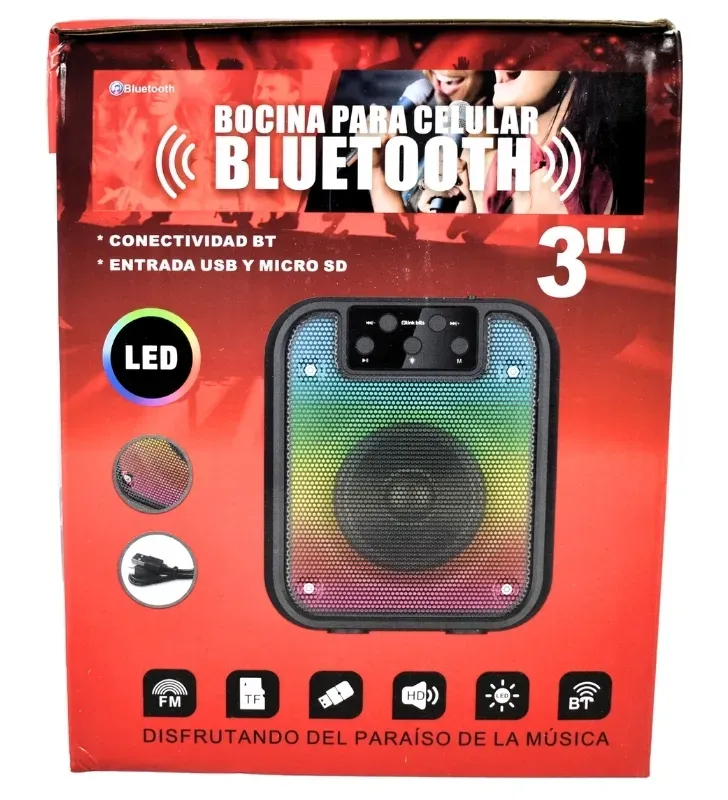 Bocina Retro Link Bits RFR-285 – Bluetooth y Radio AM/FM
