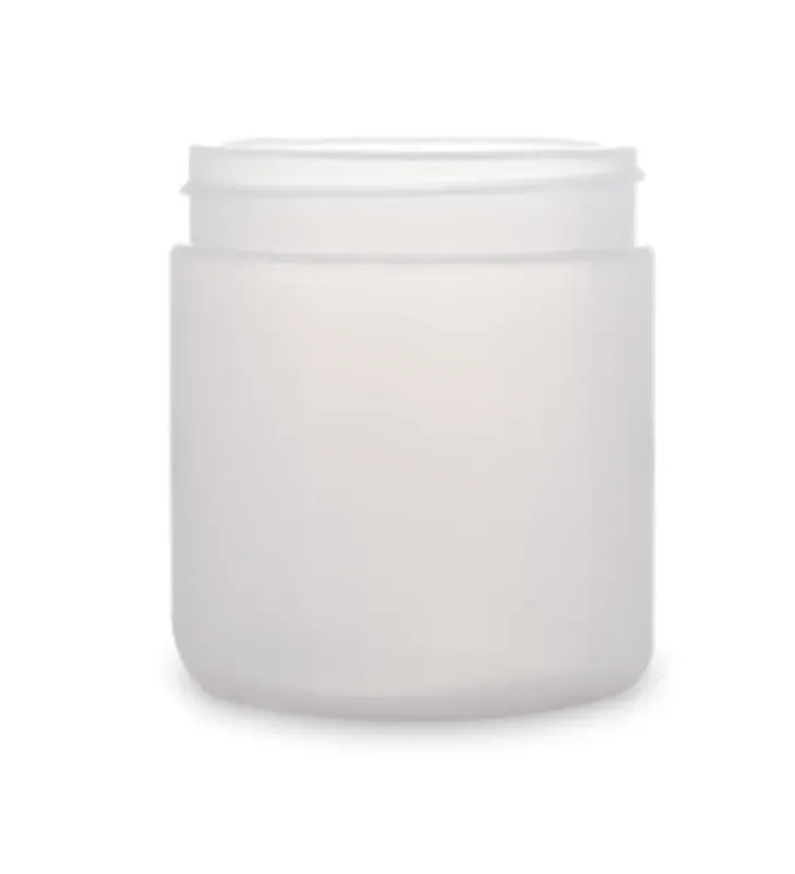 Tarro Plastika 125g P.A.D. Natural – Rosca R-58 – Boca Ancha