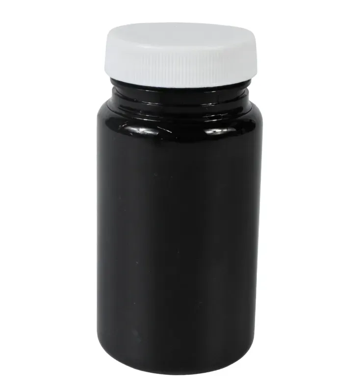 Tarro Plastika 100g PET Ámbar – Rosca R-38 – Protección Solar