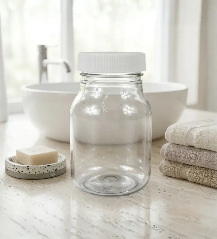 Tarro Plastika 100g PET Boston Cristal – Rosca 38