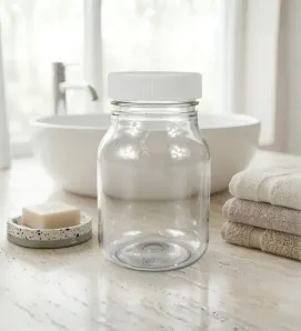 Tarro Plastika 100g PET Boston Cristal – Rosca 38