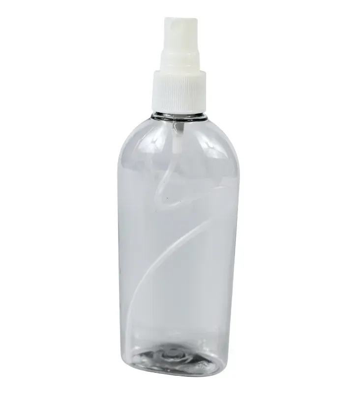 Botella Ovalada Plastika 125ml PET Cristal – Con Atomizador