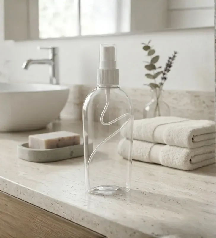 Botella Ovalada Plastika 125ml PET Cristal – Con Atomizador