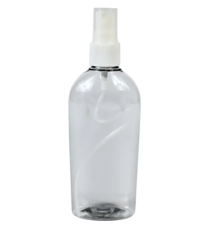Botella Ovalada Plastika 125ml PET Cristal – Con Atomizador