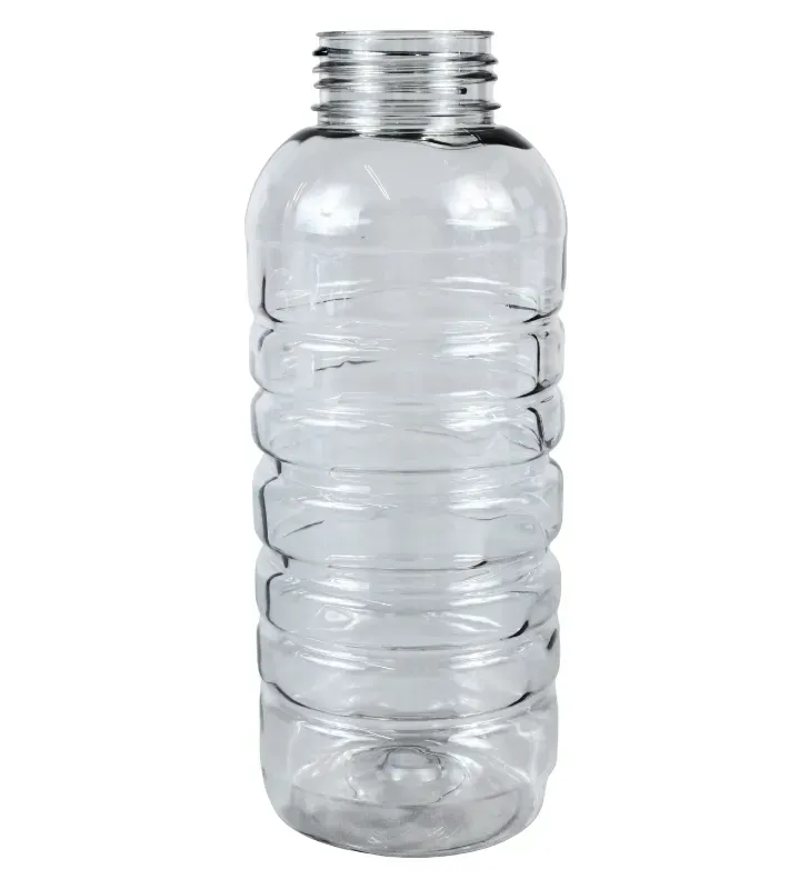 Botella Plastika 1 Litro PET Cristal Anillada – Rosca R-51