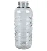 Botella Plastika 1 Litro PET Cristal Anillada – Rosca R-51