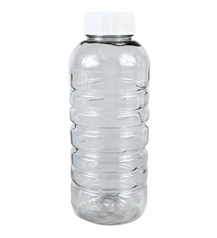 Botella Plastika 1 Litro PET Cristal Anillada – Rosca R-51