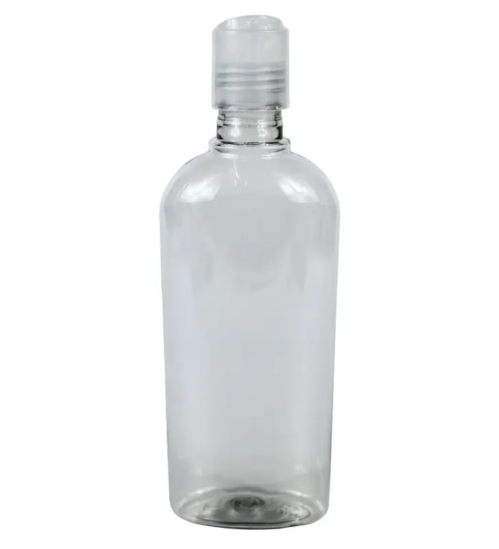 Botella Ovalada Plastika 250ml PET Blanca – Tapa Disc Top