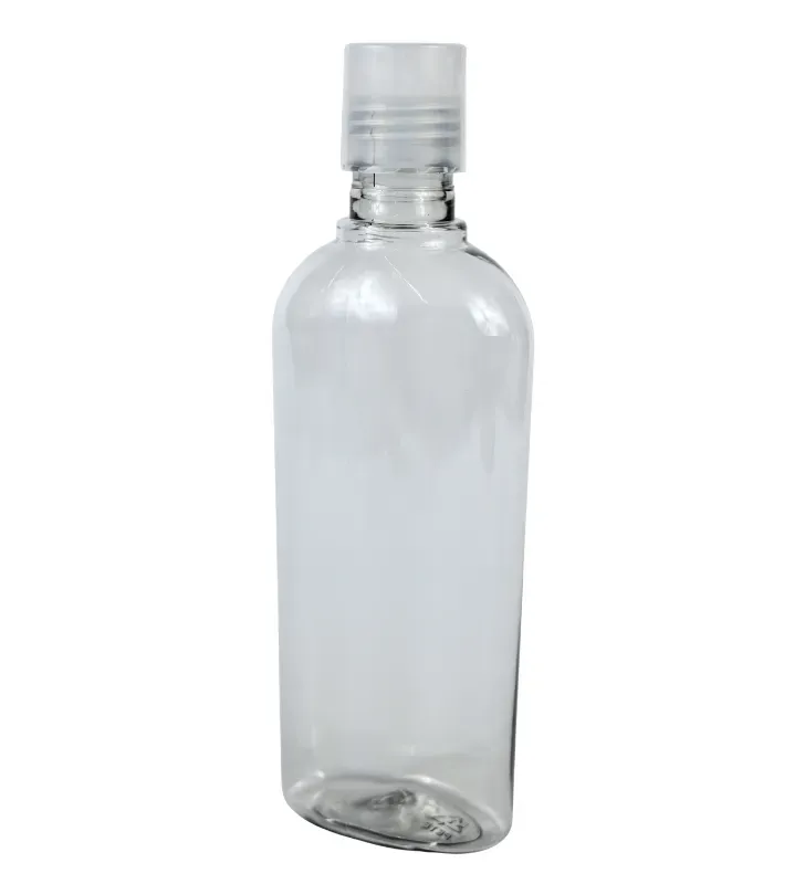 Botella Ovalada Plastika 250ml PET Blanca – Tapa Disc Top