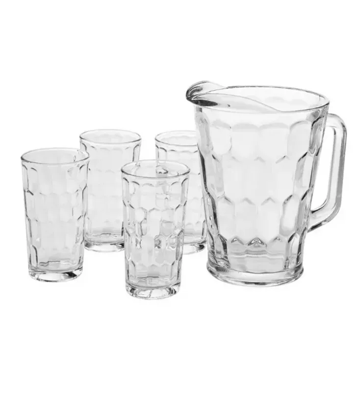 Juego de Agua Crisa Iglú 5 Pzs – Jarra 1.7L y 4 Vasos